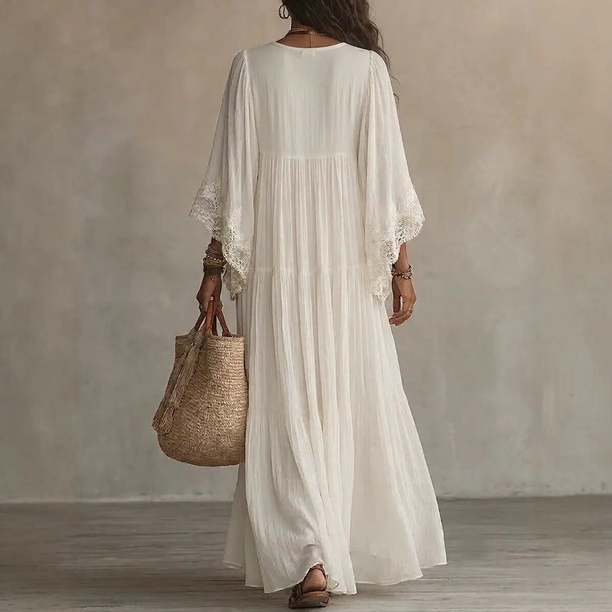 Aitana | Vestido Boho Encaje Edición Limitada 2026