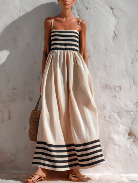 Alessia | Vestido Rayas de Verano 2026